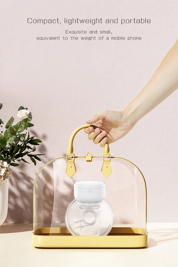 Wearable Breast Pump Double-sided Painless Electric Fully Automatic Integrated Breast Pump Hands-free and Portable Breastfeeding