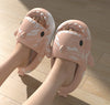 Bebealy New Cute Shark Slippers Summer Women's Sandals Lovely Non-slip Women Flat Sandals Outdoor Waterproof EVA Beach Sandals