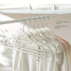 5-pcs Plush clothes hanger for home use, non marking, anti slip, ultra-thin, dry and wet dual-use