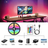 RGB 5050 LED Light Strip USB APP Control Color Changing Lights Flexible Lamp Tape Ribbon Diode Festival Party TV Desk Room Decor