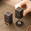 Square Vertical Incense Burner Small Xiangyun Alloy Incense Holder Indoor Aromatherapy Home Ornament Chinese Plum Inense Burners