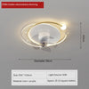 Modern Minimalist Ceiling Lamps For Living Room Fan Lights Intelligent Home Bedroom Restaurant Silent Fan Pendant Light Fixtures