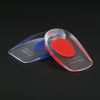 1pair Silicone Gel Insoles Men Women Transparent Half Heel Insole Pad Height Increase Shoes Pad Foot Cushion Shoe Accessories