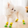 4pcs Pet Socks Dog Socks Breathable Anti-Slip Puppy Shoes Pet Cat Socks Dog Shoes For Small Breeds Spitz York Dogs Chihuahua