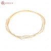 0.3MM 0.4MM 0.5MM 0.6MM 0.7MM 0.8MM 1MM 1.2MM 24K Gold Color Brass Make Shape Metal Wire High Quality Jewelry Accessories