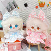 Cute Doll Lovely Clothes With Headband Accessories 2 Colors Flower Bud Skirt Accessories 10/20cm Cotton Doll/EXO Idol Dolls