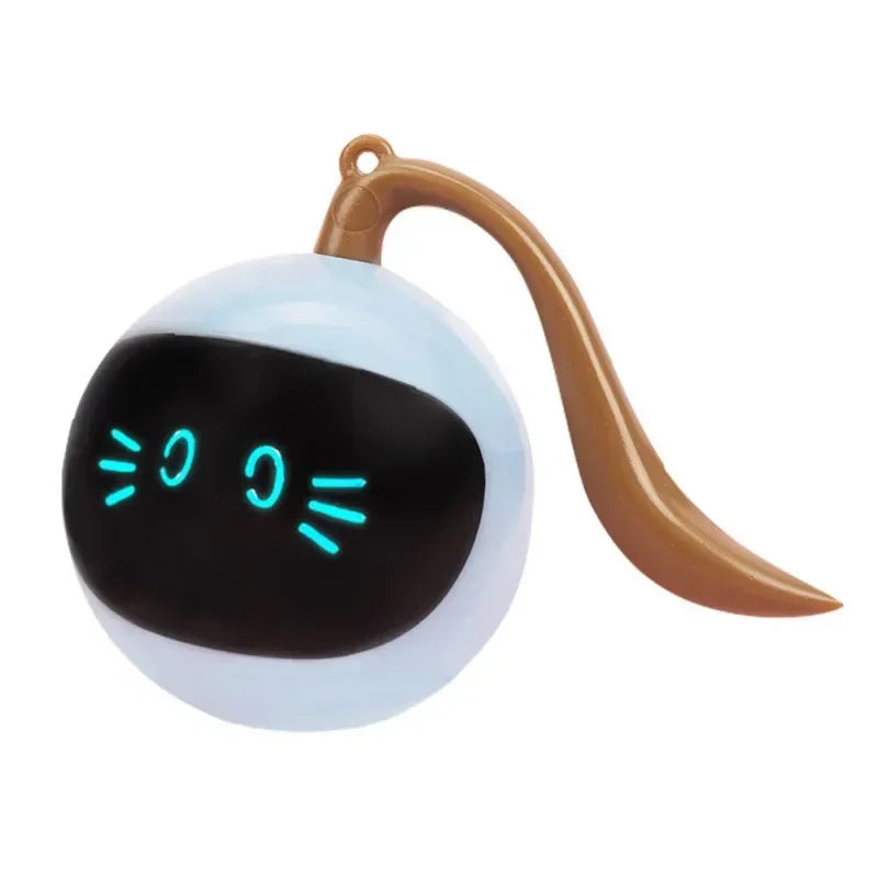 Smart Ball Cat Toy Automatic Moving Bouncing Rolling Ball for Indoor Cat Kitten Catching Exercise Ball Undercover Mouse Cat Toys