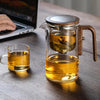 Glass Teapot With Infuser One Click Magnetic Suction Tea Making Artifact Water Separation Spout Tea Maker Kettle For Tea