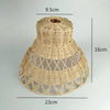 Rattan Lamp Shade Pendant Light Decor Rattan Lampshade for Chandelier Wall Sconces Light Fixture Pendant Light Wall Lamp Bedroom