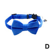 Suede Collar Bow Wear-resistant Lovely Comfortable Collar Collar Bell Velvet Dog Cat Small Adjustable Y5J7