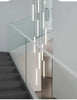 Modern Staircase LED Chandelier Living Room Lamp Designer Home Decoration Hanging Villa Dining Table Rotating Penthouse