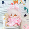 Cute Doll Lovely Clothes With Headband Accessories 2 Colors Flower Bud Skirt Accessories 10/20cm Cotton Doll/EXO Idol Dolls