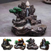 Backflow Incense Burner New Ornaments Incense Burner Ceramic Waterfall Backflow Incense Holder Incense Cones For Home Incense