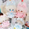 Cute Doll Lovely Clothes With Headband Accessories 2 Colors Flower Bud Skirt Accessories 10/20cm Cotton Doll/EXO Idol Dolls