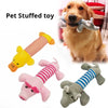 Molar Dog Toy Plush Supplies Fit For All Puppy Pet Squeak Chew Toy Funny Durable Chew Elephant Duck Pig Toy Pets Supplies