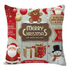 2025 New Year Christmas pillow case ,45x45cm, cushion cover home Christmas decoration pillow case