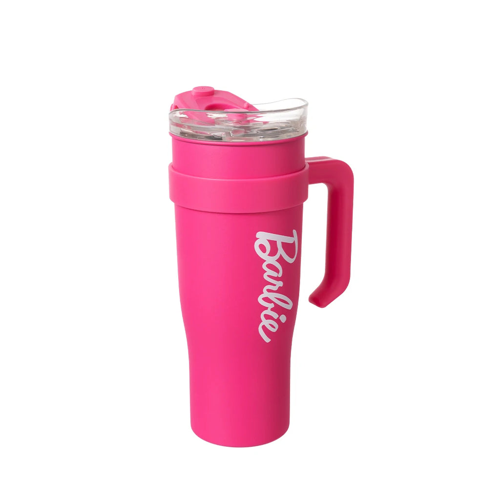 MINISO Barbie Collection Steel Cup with Straw (1600mL)