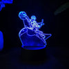 Avatar 3D acrylic night light 16 color color color changing night light with remote control dimmable LED light as a gift for fan