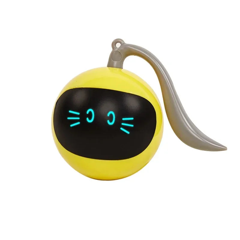 Smart Ball Cat Toy Automatic Moving Bouncing Rolling Ball for Indoor Cat Kitten Catching Exercise Ball Undercover Mouse Cat Toys