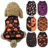 Halloween Dog Clothes for Small Medium Dogs Cats Autumn Winter Party Dressed Up Puppy Print Sleeveless Vest Chihuahua Clothing