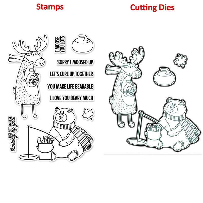 Clearance Stamps Cute Animals Merry Christams Transparent Clear Stamps for DIY Scrapbooking Paper Cards Link 4