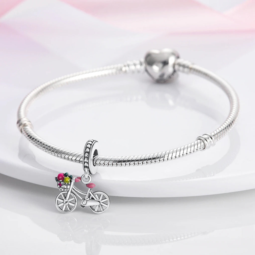 Silver Plated Charms Graduation Campus Mortarboard Beads Fit Original Pandora Bracelet Diy Pendants Jewelry Gift