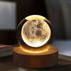 Unique USB Night Light with Galaxy and Planetary Projections 3D Crystal Ball Lamp for Cozy Atmosphere plasma ball Night Light