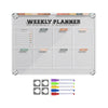 Fridge Magnetic Calendar Board Sticker Clear Acrylic Planner Student Daily Weekly Schedule Reusable Dry Erasable Whiteboard