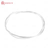 0.3MM 0.4MM 0.5MM 0.6MM 0.7MM 0.8MM 1MM 1.2MM 24K Gold Color Brass Make Shape Metal Wire High Quality Jewelry Accessories