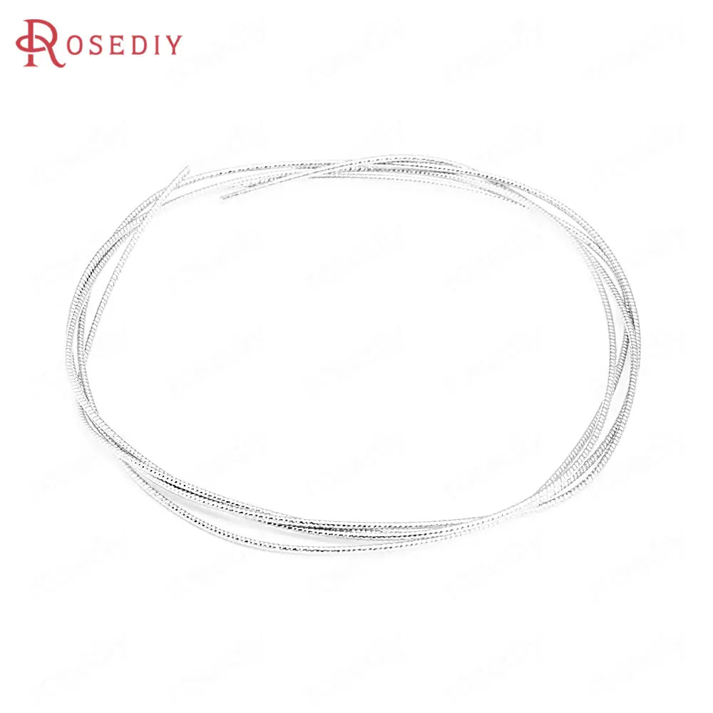 0.3MM 0.4MM 0.5MM 0.6MM 0.7MM 0.8MM 1MM 1.2MM 24K Gold Color Brass Make Shape Metal Wire High Quality Jewelry Accessories