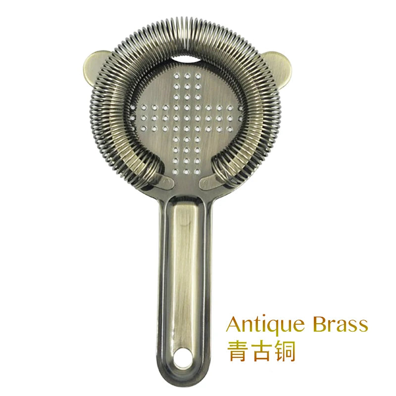 Bar Strainer Sprung Cocktail Strainer Stainless Steel Deluxe Strainer Bar Tools