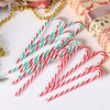 10/20Pcs Christmas Candy Canes Xmas Tree Acrylic Crutch Hanging Pendant Ornaments New Year Party Home Decoration Kids Toy Gifts