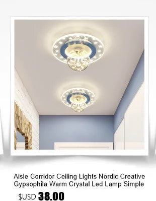 Nordic Aisle Corridor Ceiling Lights Modern Minimalist Entry Porch Lamp Personality Creative Balcony Light Luxury Bedroom Lights