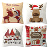 2025 New Year Christmas pillow case ,45x45cm, cushion cover home Christmas decoration pillow case