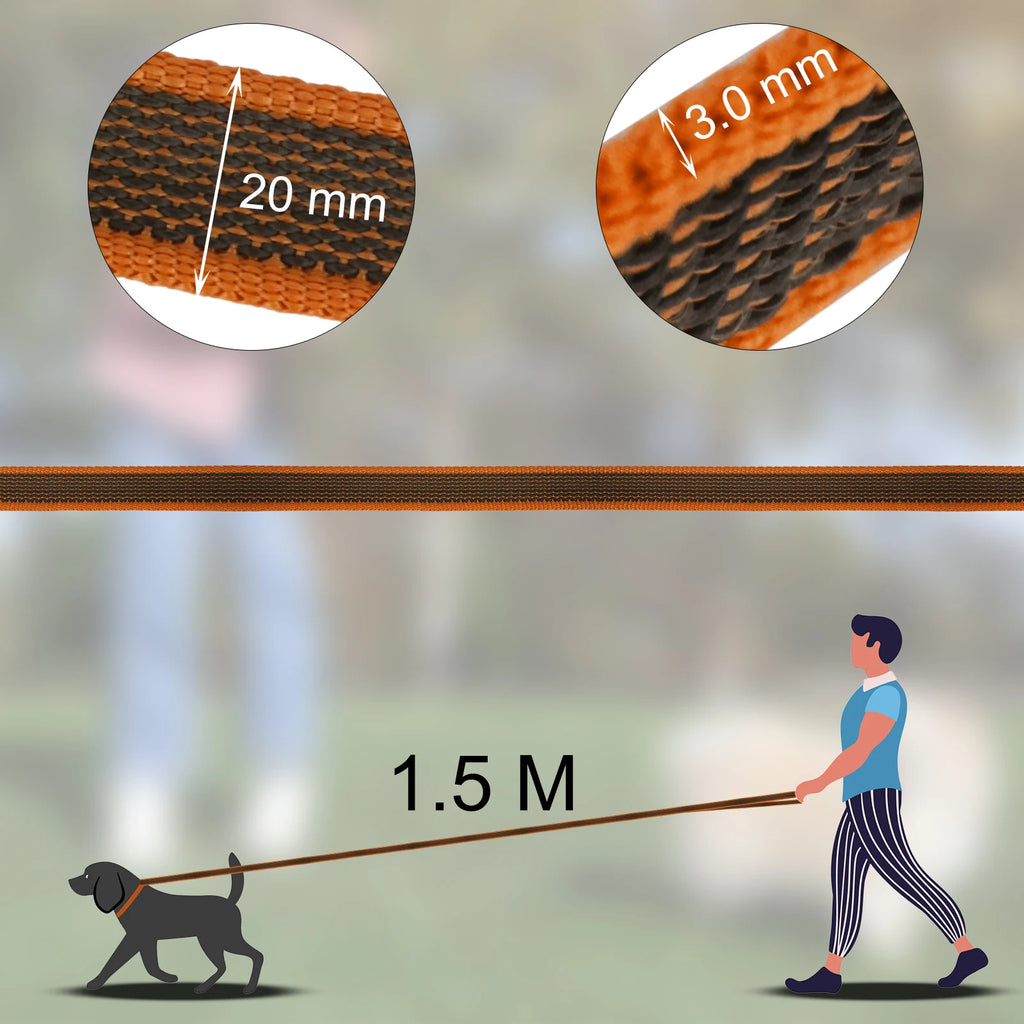 1.5M/5M/3M/15M Medium small Long Dog Leash Latex Silk Easy and Convenient Training Big Dual color WALK THE dog leash 10 meters