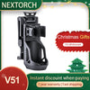 Nextorch V51 flashlight tactical holder 360 Rotatable Flashlight holder molle tactical For tactical torch flashlight holder edc