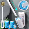 Toilet Brush with Long Handle Wall-mounted Bathroom Cleaning Tools Eco-Friendly Disposable Brush Head WC Cleaner Brush Scrubber