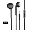 3.5mm Wired Headphones In Ear Headset Wired Earphones with Mic Bass Stereo Earbuds Sports In-line Control For Xiaomi Phones