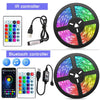 RGB 5050 LED Light Strip USB APP Control Color Changing Lights Flexible Lamp Tape Ribbon Diode Festival Party TV Desk Room Decor