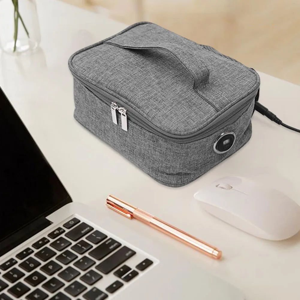 USB Electric Heating Bag Food Warmer Car Travel Camping Heater Container Packet Thermal Bag Electric Lunch Box for Office School