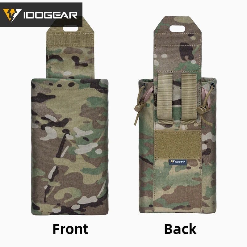 IDOGEAR Tactical Foldable Recycling Bag Dump Pouch MOLLE Drop Pouch durable Mini  35116