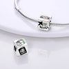 Silver Plated Charms Graduation Campus Mortarboard Beads Fit Original Pandora Bracelet Diy Pendants Jewelry Gift