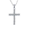 Hip Hop Men's And Women's Classic Accessories Diamond Cross Necklace Simple