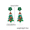 Women's Fashion Acrylic Printing Christmas Earrings