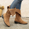 Versatile Riding European And American Trendy Unique Mid-calf Boots