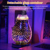 3D Fireworks Effect Touch Aromatherapy Machine Electric Wax Melter Smokeless Aroma Lamp Essential Oil Burner Aroma Accessories