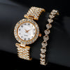 Fashion Jewelry Numbers Diamond Women's Watch Bracelet